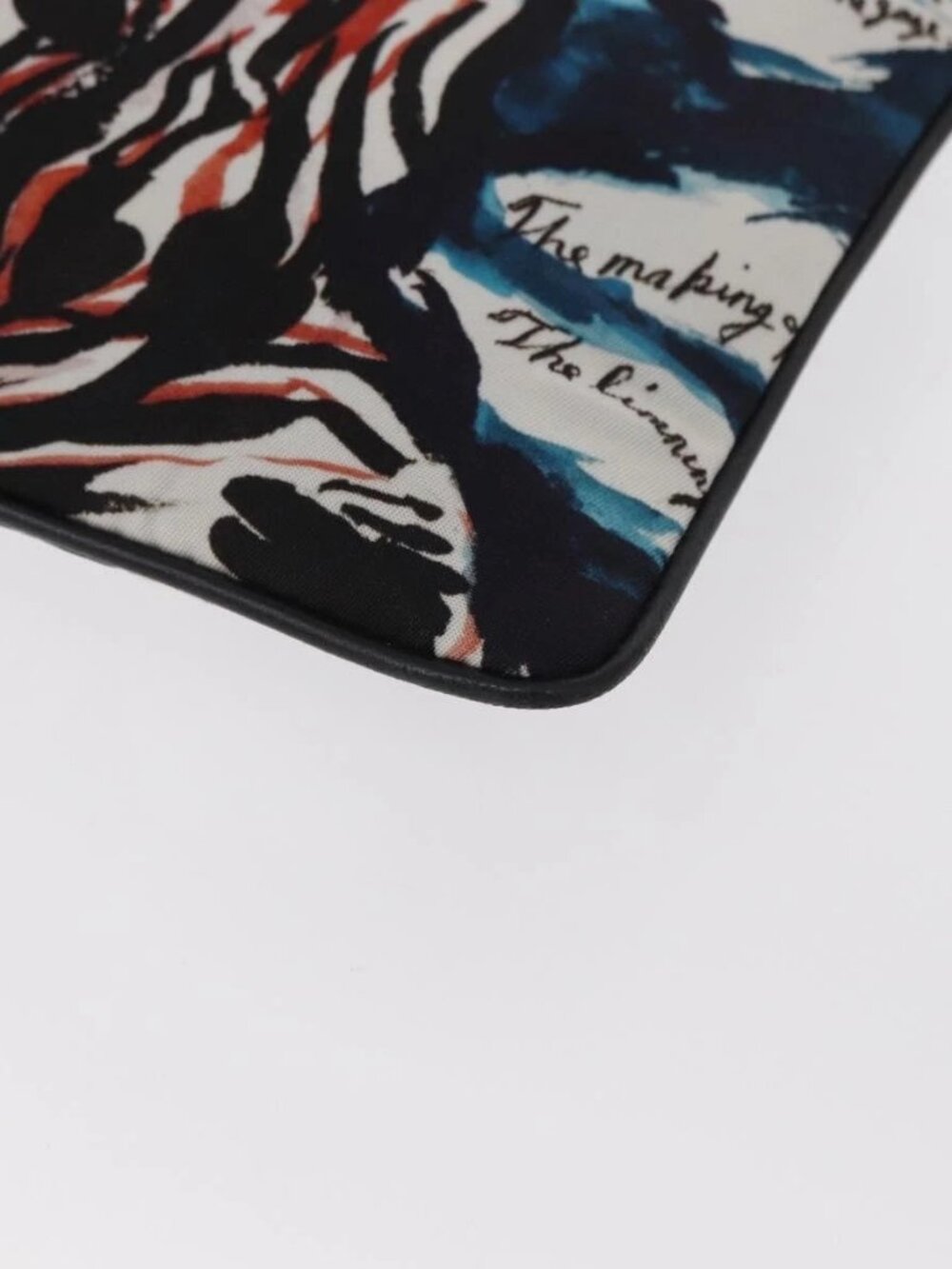 Christian Dior Clutch Bag Nylon RAYMOND PETTIBON Blue Silver Auth bs32109 - Picture 11 of 16